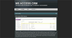 Desktop Screenshot of msaccesscrm.com
