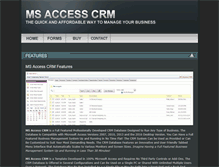 Tablet Screenshot of msaccesscrm.com
